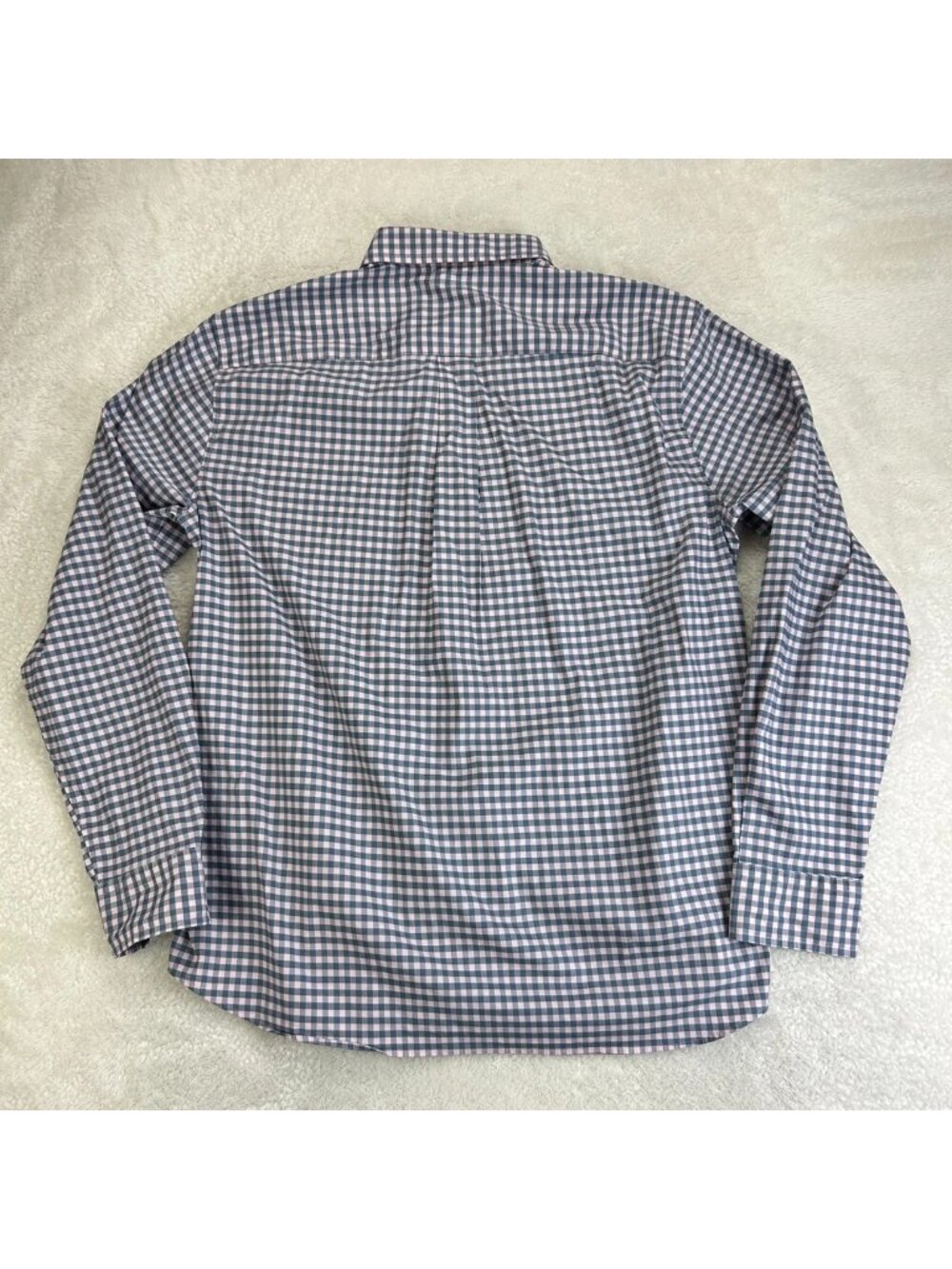 Vineyard Vines Button Down Shirt Mens‎ M Pink Blue Gingham On The Go Performance - Picture 5 of 12
